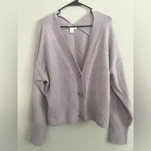 H&M Jeweled Button Cardigan